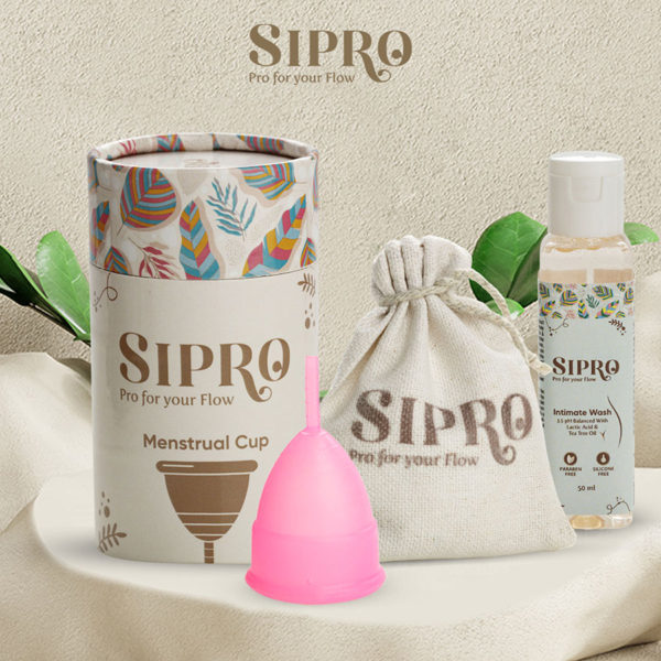 Regular Shape Cup & Intimate Wash Combo